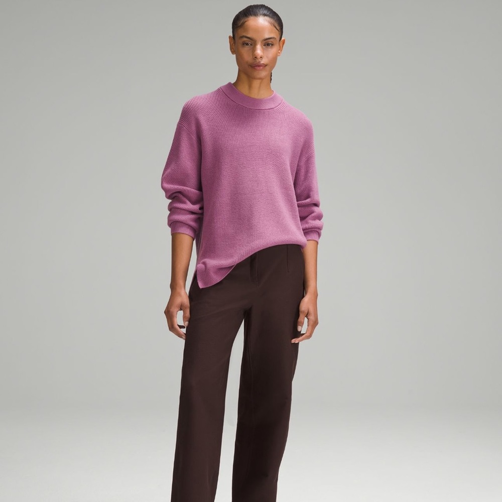 lululemon athletica Crewneck Sweater in Dusty Rose